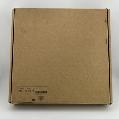 Светодиодный фонарь WAC Lighting квадратный с креплением заподлицо 11 дюймов 3000 К, бронза, FM-11SQ-930-BZ - Изображение 1 из 4