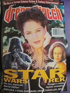 MAGAZINE - Dreamwatch April 1997 #32 Star Trek Star Wars Babylon 5 X-Files - Picture 1 of 1