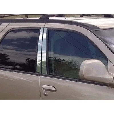 Borde de poste de pilar de acero inoxidable 4p para Buick Rendezvous 2002-2008 de Luxury FX Foto 1 de 4