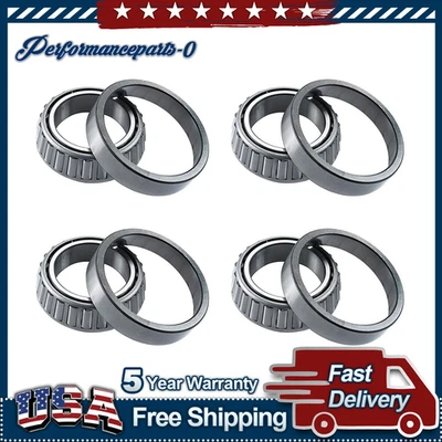 Juego de 4 cojinetes de rueda exteriores interiores delanteros Timken y carreras para Dodge D50 1982-1982 Foto 1 de 3