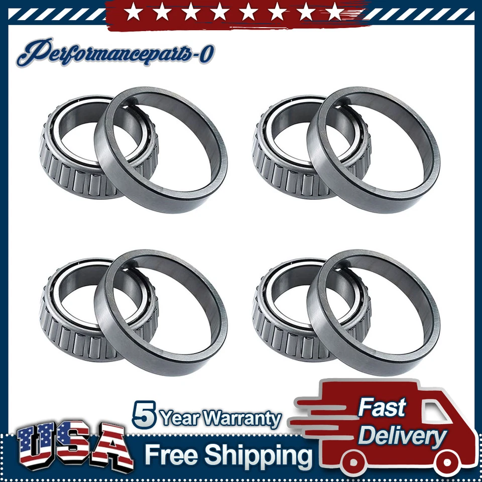 Timken 4X Front Inner Outer Wheel Bearing and Race Set Fits Dodge D50 1982-1982 - Image 1 of 3