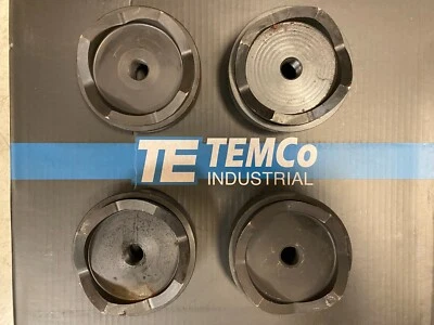 TEMCO 3-1/2 inch Conduit Punch & Die for Hydraulic Knock Out Driver 3/4 inch-16 Thread