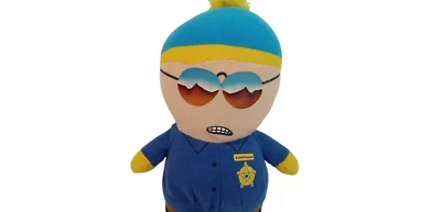 NANCO SOUTH PARK Eric Cartman Cop / Police Officer Plush Toy 8" BRAND NEW!!! - Image 1 of 2