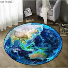 Trend Creativity 3D Moon Earth Circular Carpet Living Room Bedroom Non-slip Mats