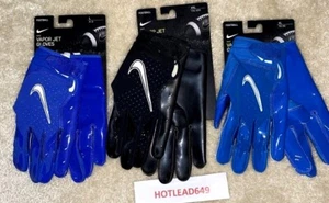 NIKE VAPOR JET 6.0 FOOTBALL GLOVES, YOU PICK COLOR AND SIZE CZ4127 - Picture 1 of 8
