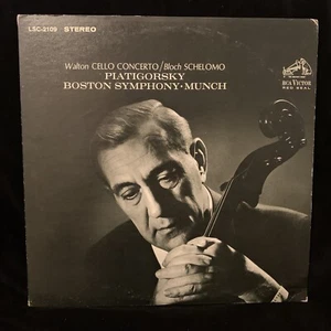 GREGOR PIATIGORSKY Cello - WALTON Concerto BLOCH Schelomo - RCA LSC-2109 ST LP - Bild 1 von 4