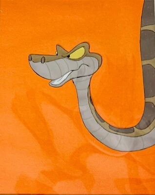 Libro de la selva original 1967 producción de Walt Disney KAA CEL Foto 1 de 3