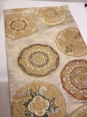 Tapestry made from untiqe sash ,silk,Nishijin,kyoto, - Image 1 of 4