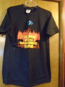 Camiseta negra The Great Radio Rainforest Rescue 1990 talla L - Imagen 1 de 4