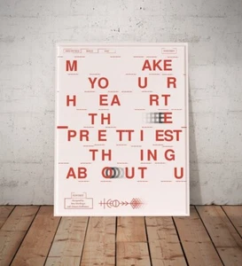 Affirmation Poster, Typography Wall Decor, Trendy Quote Poster, poster no frame - Picture 1 of 4