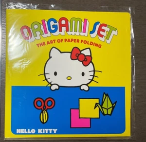 Set origami Hello Kitty vintage 1976 Sanrio sigillato mai usato - Foto 1 di 5