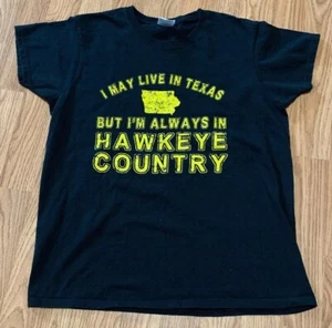 T-shirt maglietta donna Iowa Hawkeyes "Hawkeye Country" Texas Medium nera - Foto 1 di 6