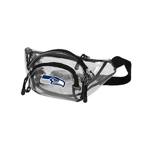 Borsa cintura trasparente trasporto Football Seattle Seahawks 13" x 5" x 5" con licenza - Foto 1 di 1