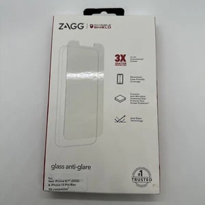 ZAGG Glass Elite Anti-Glare Screen Protector for IPhone 13 Pro Max - Photo 1 sur 6