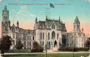 University of Pennsylvania College Hall Philadelphia 1917 Postkarte - Bild 1 von 2