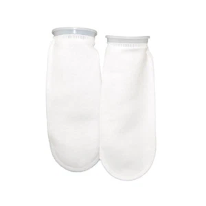 "Paquetes de 2 calcetines de filtro de fieltro de 200 micras de alta calidad con anillo de plástico 4x13" - Imagen 1 de 1