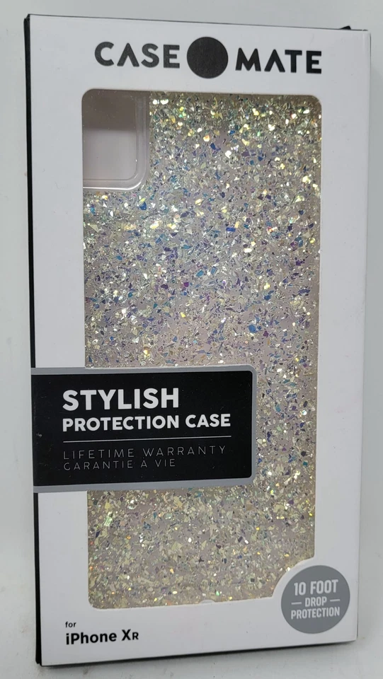 Funda Case-Mate Twinkle Stardust Brillo para iPhone XR, Protección Elegante Foto 1 de 1
