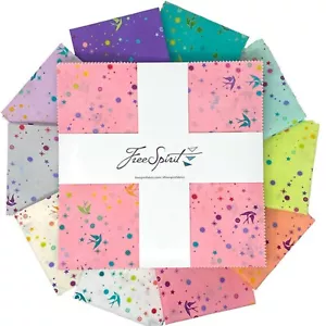 Fairy Dust 10" Layer Cake by Tula Pink for Free Spirit Fabrics - Picture 1 of 1