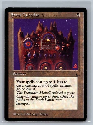 Magic The Gathering The Dark Stone Calendar MTG TCG CCG - Image 1 of 2