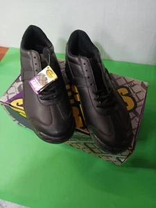NEW Shoes for Crews Women's Freestyle Black Slip & Oil Resistant Size 11 Lace - Picture 1 of 12