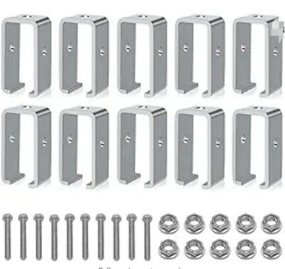 FBULWSEC 10 Pack Strut Channel Trolley Track Hanger Bracket for UNISTRUT P1834-EG 1-5/...