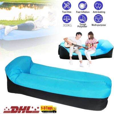 Outdoor Aufblasbar Air Lounger Luftsofa Strandsofa Camping Air Sofa Strand Couch - Bild 1 von 4