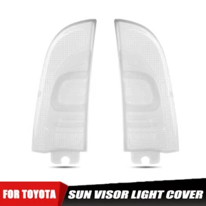 Front Sun Visor Light Cap Lamp Cover For Toyota Tundra Sienna 14~19 Avalon 13~15 - Picture 1 of 8