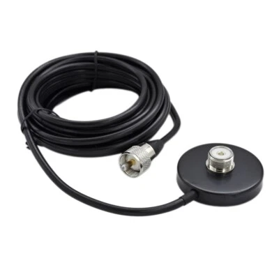 Mount Magnetic Base for Taxi Bus Car Mobile Radio Antenna 5M Cable 55mm Diameter - Image 1 of 4