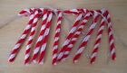 VINTAGE CANDY CANE CHRISTMAS DECORATIONS/XMAS TREE/COLLECTABLE/PIPE CLEANERS