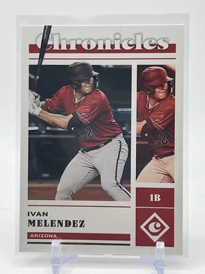 2023 Panini Chronicles Base Set #21 Ivan Melendez Arizona Diamondbacks Prospect - Image 1 of 2