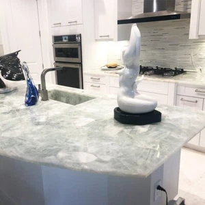 Quartz Agate Decorative Slab – Natural Stone Wall Panel & Countertop Use - Picture 1 of 9