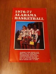 VINTAGE NCAA Basketball 1976-77 ALABAMA CRIMSON TIDE Press Media Guide - Picture 1 of 2