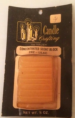 Vintage Candle Crafting by Yaley Lilac Concentrated Scent Block NOS - Image 1 of 2