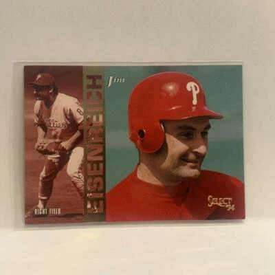 #213 Jim Eisenreich Philadelphia Phillies 1994 Score Select Baseball Card HV - Image 1 of 2