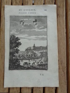 Gravure château de Madrid tiré de Description de l'Univers par Mallet XVIIe s. - Imagen 1 de 1