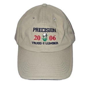 Precision 2006 Golf Truss & Lumber Strapback Adjustable Hat Cap 100% Cotton - Picture 1 of 7