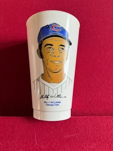 1973, Billy Williams, "Autographed" (Beckett) 7-11 Cup (Scarce / Vintage) Cubs - Picture 1 of 3