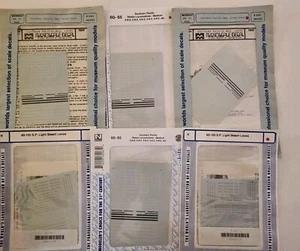 (6) Microscale Decal N lot Southern Pacific Steam Locomotive, light & medium - Picture 1 of 4