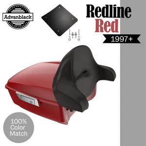 Almohadilla Advanblack Redline Red Rushmore King Tour Pak Pack para 97+ Harley/Softail - Imagen 1 de 13