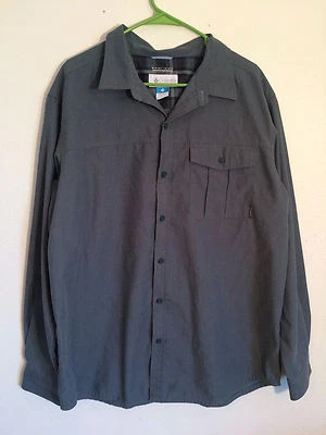 Camisa Columbia Full Abotonada Para Hombres XL Omni-Mecha Manga Larga,  Foto 1 de 4