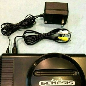 New AV Cable & AC Power Cord Bundle for SEGA Genesis 1 (Model: 1601)