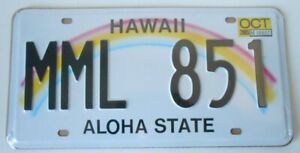 Targa Auto Americana Hawaii Aloha State Fabbri Riproduzione