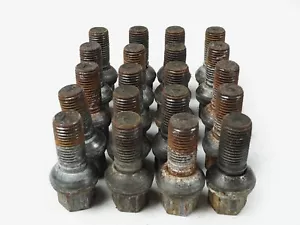 2004 - 2010 Audi A8 A8l D3 Wheel Standard Flange Nut Bolts Lug Set Of 20 Oem - Picture 1 of 13