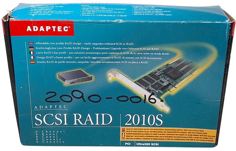 Adaptec ASR2010S (ASR-2010S) SCSI Controller