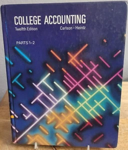 College Accounting Parts 1-2 by Arthur E. Carlson & James A. Heintz - Picture 1 of 4