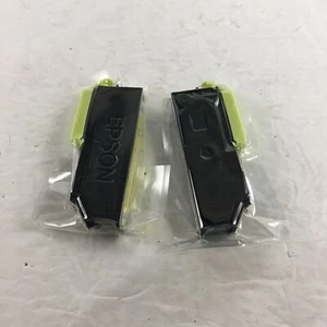 EPSON 410 CARTUCCE INCHIOSTRO GIALLO E NERO FOTO ORIGINALI BUSTINE SIGILLATE NO SCATOLA - Foto 1 di 2