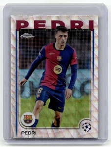 2024-25 Topps Cromo UEFA Clubes Competiciones #174 Pedri Wave Refractor - Imagen 1 de 2