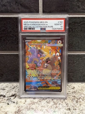 Mega Kangaskhan ex 182/132 Me01: Mega Evolution Holo PSA 10 - Image 1 of 2