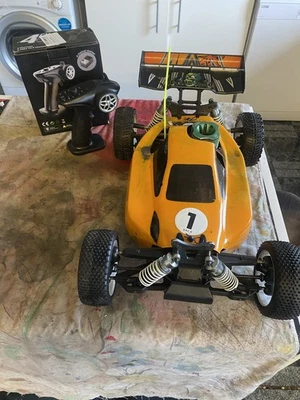 Ansmann Virus 2.0 .21 engine fitted In with new controller  not hpi traxxas ftx - Image 1 of 4