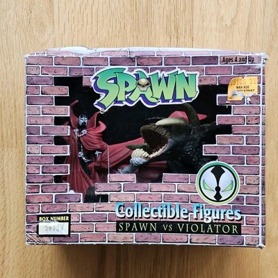 Spawn vs Violator, Figuras Colecionáveis Spawn, Caixa # 28729, 1994 Tod Toys - Imagem 1 de 4